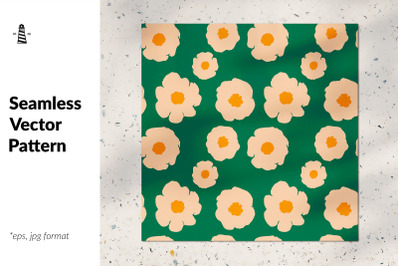 Spring flower seamless pattern