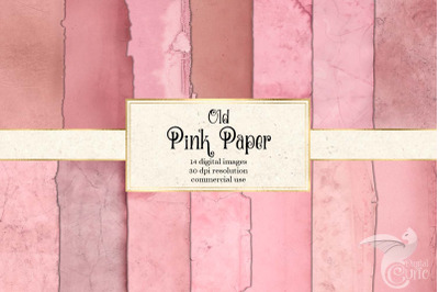 Old Pink Paper Textures