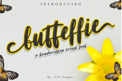 Butteffie Script Font