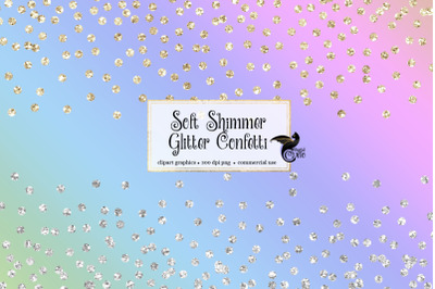 Soft Shimmer Glitter Confetti