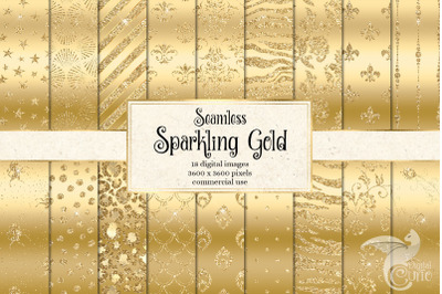 Sparkling Gold Digital Paper