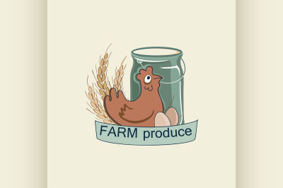 Farm logo and emblem