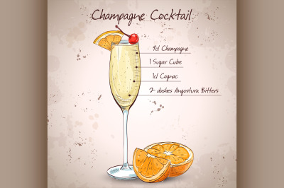 Champagne cocktail