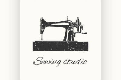 sewing studio emblem