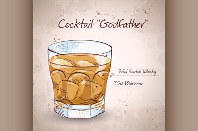 Alcoholic Cocktail Godfather