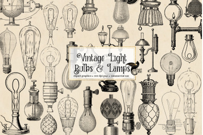 Vintage Light Bulbs and Lamps