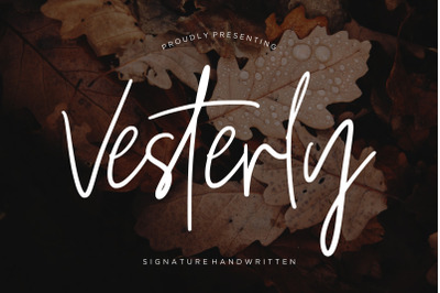 Vesterly Signature Handwritten