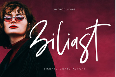 Ziliast Signature Natural Font