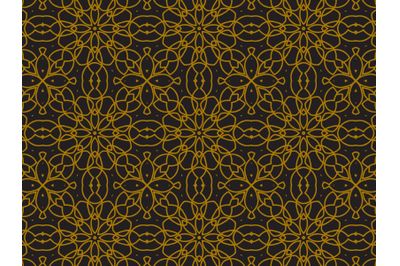 Pattern Gold Abstract Lines