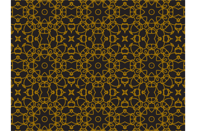 Pattern Gold Irregular Circle Lines