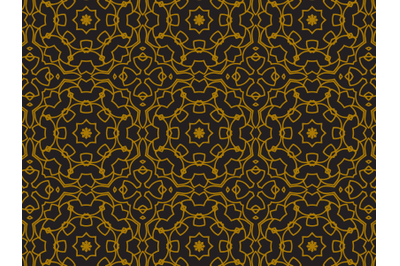 Pattern Gold Abstract Arch