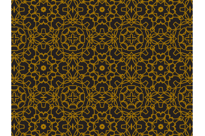 Pattern Gold Irregular ornaments