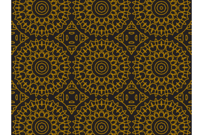 Pattern Gold Regular Circular Ellipse