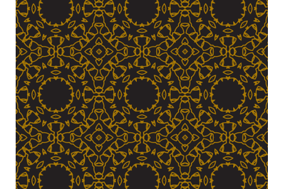 Pattern Gold Black Circle Texture