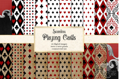 Playing Cards Digital Paper