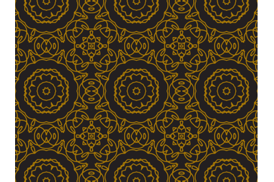 Pattern Gold Flowering Line Texture