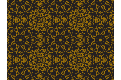 Pattern Gold Cross-flowering Texture