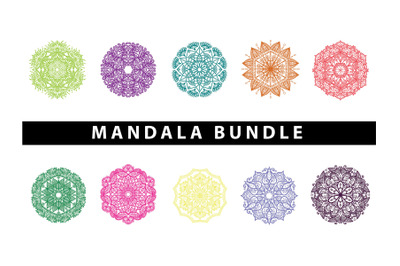 Mandala Bundle Colorful Drawing