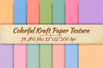 Kraft paper background Colorful kraft paper Digital paper