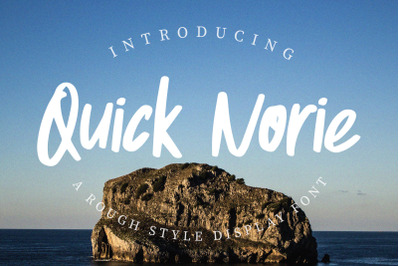 Quick Norie Handbrush Font