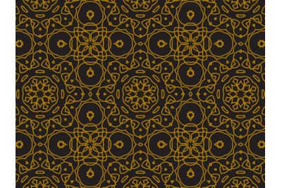 Pattern Gold Luxury Ornaments