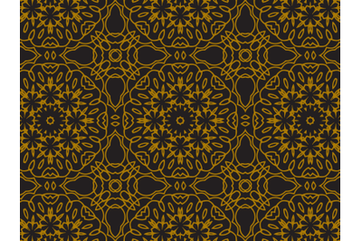 Pattern Gold Line Style Crossing