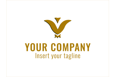 Logo Gold Icon V