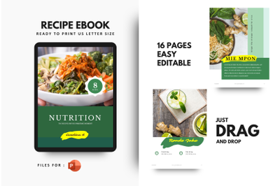 Recipes for prevention of virus ebook powerpoint template