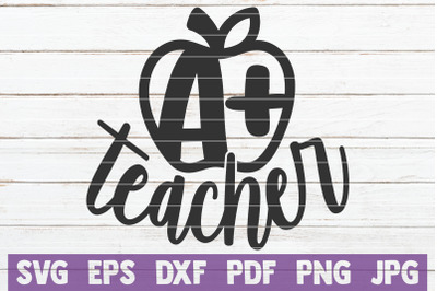 A&2B; Teacher SVG Cut File