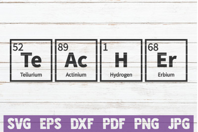 Chemistry Teacher SVG Cut File