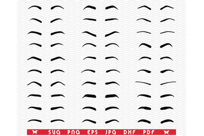 SVG &nbsp;Eyebrows, Tattoo Design, Digital clipart