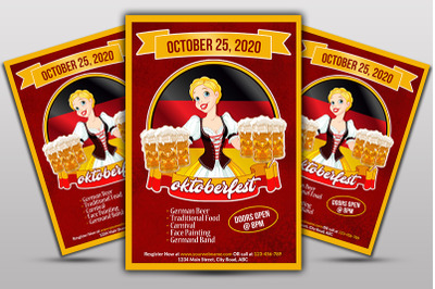 Oktober Fest Flyer Template