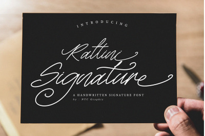 Rattini Signature Handwritten Script Font