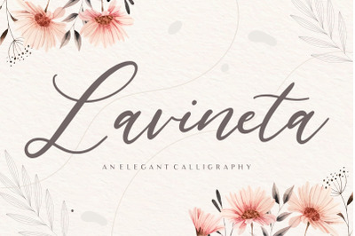 Lavineta Elegant Calligraphy Font