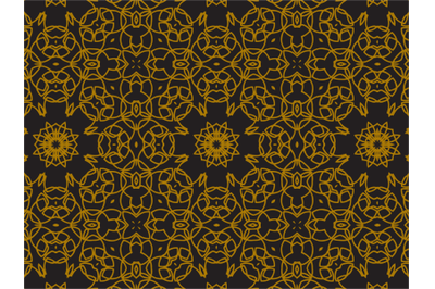 Pattern Gold Ornament Abstract