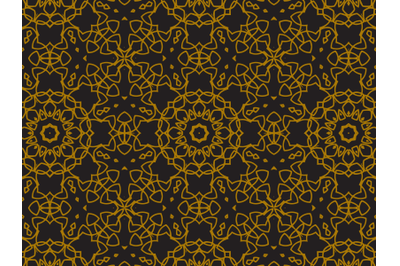 Pattern Gold Circle Line