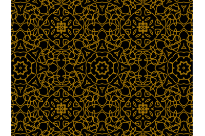 Pattern Gold Ornament Line of the Cross