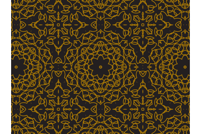 Pattern Gold Luxury Abstract Ornaments