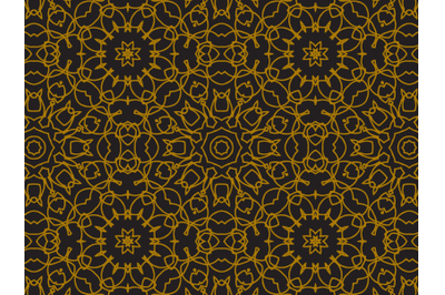 Pattern Gold Luxury Abstract Stars