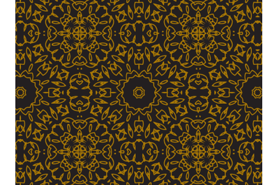 Pattern Gold Luxury Abstract Circle Lines