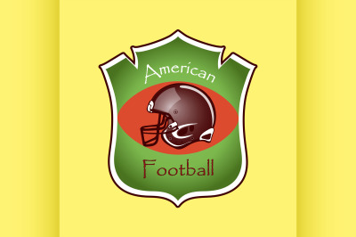 American Football logo and emblem