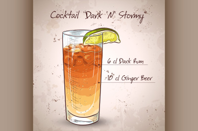 Cocktail Dark &amp;#39;N&amp;#39; Stormy