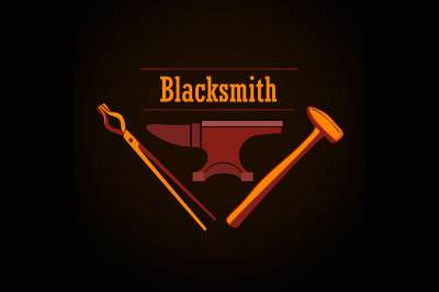 Hand drawn blacksmith labels