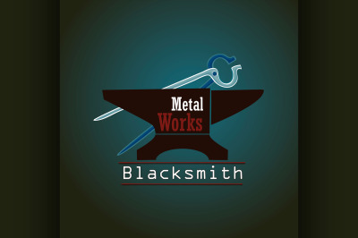 Hand drawn blacksmith labels