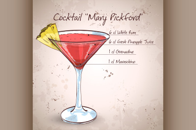 Cocktail Mary Pickford