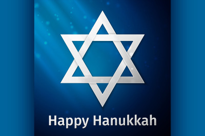 Happy Hanukkah holiday background