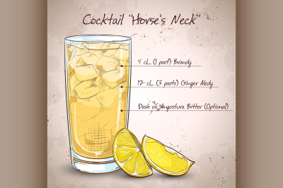 Cocktail Horse Neck
