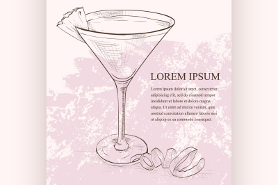 French Martini scetch cocktail