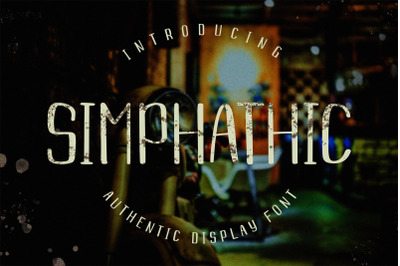 Simphathic Authentic Display Font