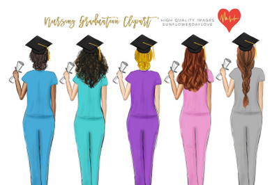Graduation College Girl Clip Art, Nurse Nursing clipart healthcare